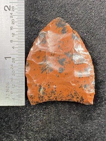 Obsidian Clovis from Oregon Indian Artifact Arrowhead (1 of 3)
