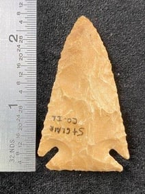 Marshall from Illinois Indian Artifact Arrowhead
