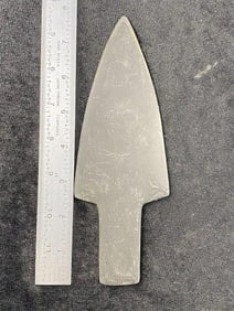 Slate Spear from Alaska Indian Artifact Arrowhead