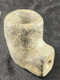 Stone Pipe from Tennessee Indian Artifact Arrowhead