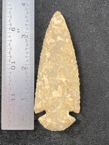 Dovetail from Missouri Indian Artifact Arrowhead
