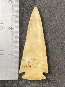 Dovetail from Iowa Indian Artifact Arrowhead