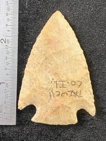 Hopewell from Illinois Indian Artifact Arrowhead