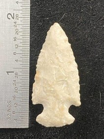 Dovetail from Missouri Indian Artifact Arrowhead
