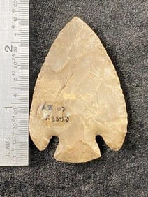 Snyders from Kentucky Indian Artifact Arrowhead