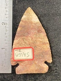 Hopewell from Illinois Indian Artifact Arrowhead