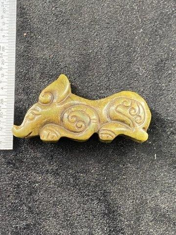 Chinese Jade Hongshan Figurine: KEY WORDS: INDIAN ARTIFACT ARTIFACTS ARROWHEAD ARROWHEADS NATIVE AMERICAN MISSISSIPPIAN QUAPAW CADDO POTTERY COINS MORGAN DOLLAR PEACE DOLLAR SILVER COINS Arkansas. Now taking in consignments for pre-