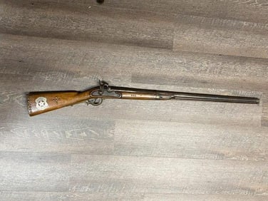 Sioux Indian Police Tacked Shot Gun