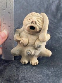 Pre-Columbian Pottery Vessel from Aaron Mitchell Collection Indian Artifact Arrowhead