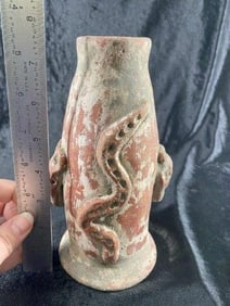 Pre-Columbian Pottery Vessel from Aaron Mitchell Collection Indian Artifact Arrowhead