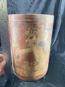 Pre-Columbian Pottery Vessel from Aaron Mitchell Collection Indian Artifact Arrowhead