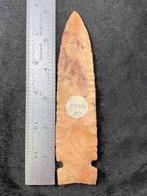 Graham Cave 5 & 15/16" Arrowhead Indian Artifact from Ocola Oklahoma, ex - Jim Marberry Collection
