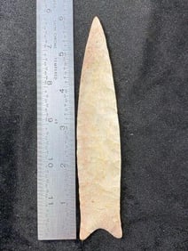 Dalton 5 & 15/16" Arrowhead Indian Artifact from Missouri, ex - Jim Marberry Collection