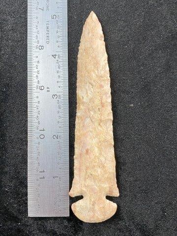 Dovetail 5 & 1/8" Arrowhead Indian Artifact from Missouri, ex - Jim Marberry Collection (1 of 3)