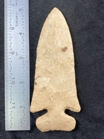 Thebes 5" Arrowhead Indian Artifact from Missouri, ex - Jim Marberry Collection