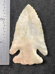 Thebes from Illinois Indian Arrowhead Artifact