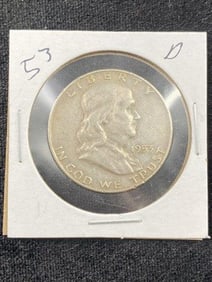 1953 Franklin Half Dollar Coin