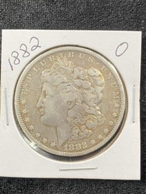 1882 O Morgan Silver Dollar Coin