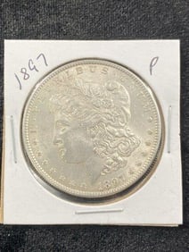 1897 P Morgan Silver Dollar Coin