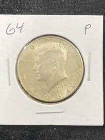 1964 Silver Kennedy Half Dollar Coin