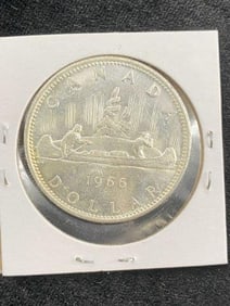 1966 Canada Silver Dollar Coin