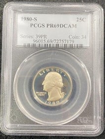 1980 S Washington Quarter Coin
