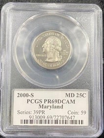 2000 S Washington Quarter Coin