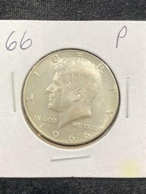 1966 P Kennedy Half Dollar Coin