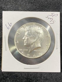 1966 Kennedy Half Dollar Coin