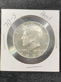 1970 S Proof Kennedy Half Dollar Coin