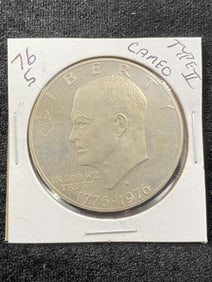 1976 S Type II Cameo Ike Dollar Coin