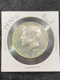 1970 S Proof Kennedy Half Dollar Coin