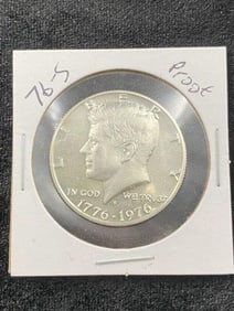 1976 S Proof Kennedy Half Dollar Coin