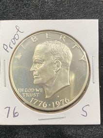 1976 S Proof Ike Dollar Coin