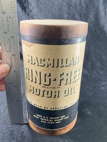 Antique Cardboard Motor Oil Quart