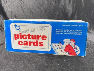 1987 Topps 500 Count Vending Pack Baseball Cards