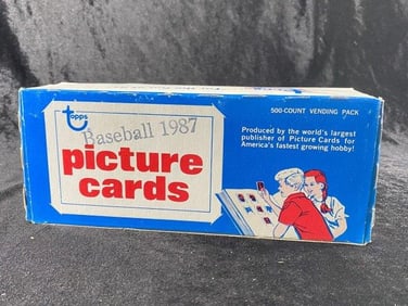 1987 Topps 500 Count Vending Pack Baseball Cards