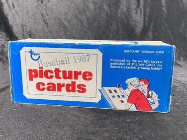 1987 Topps 500 Count Vending Pack Baseball Cards
