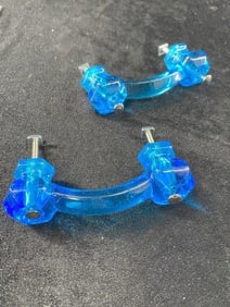 2 Depression Glass Style Drawer Pulls