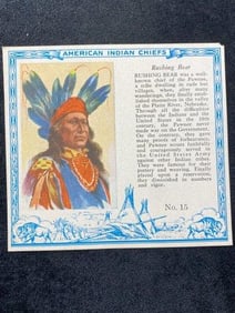 Red Man Chewing Tobacco famous Indian Chiefs #15