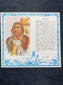 Red Man Chewing Tobacco famous Indian Chiefs #17