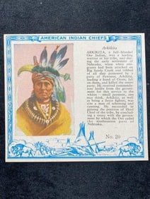Red Man Chewing Tobacco famous Indian Chiefs #20