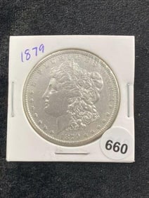 1879 Morgan Silver Dollar Coin
