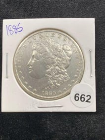 1885 Morgan Silver Dollar Coin