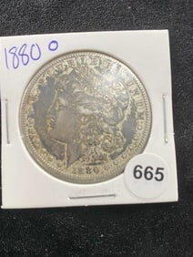 1880 O Morgan Silver Dollar Coin