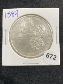 1889 Morgan Silver Dollar Coin