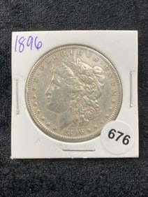 1896 Morgan Silver Dollar Coin