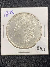 1898 Morgan Silver Dollar Coin