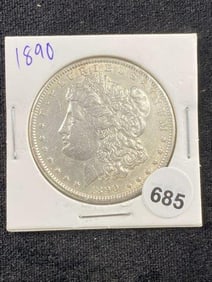 1890 Morgan Silver Dollar Coin