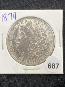 1879 Morgan Silver Dollar Coin